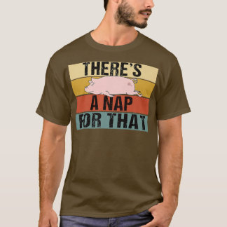 Er is een nap voor die grappige retroflector Pig L T-shirt