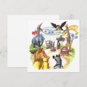 Er is een New Rhino in de uitnodiging van de stad (Voorkant / Achterkant)