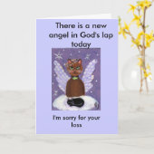 Er is een nieuwe engel in Gods schoot vandaag... Kaart (Gele Bloem)