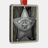 Er is een nieuwe sheriff in de stad metalen ornament (Rechts)