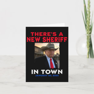 Er is een nieuwe sheriff in de stad Trump 2025 Ina Kaart