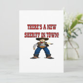 Er is een nieuwe Sherrif in de stad Kaart (Staand voorkant)