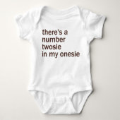 Er is een nummer Twosie in mijn... Romper (Voorkant)