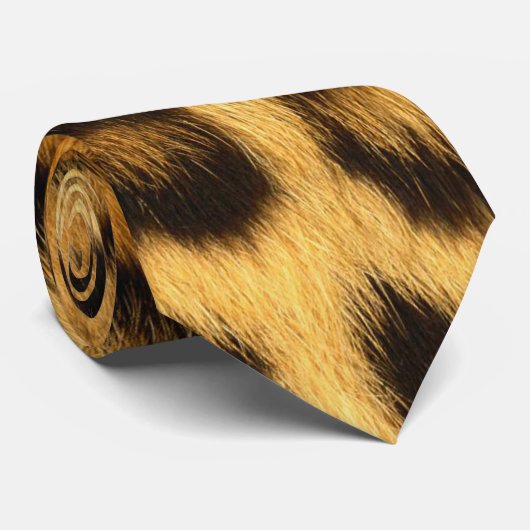 "ER IS EEN PLEK OP JE STROPDAS" Leopard Spots Stro Stropdas (Opgerold)