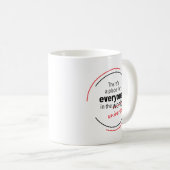 Er is een plek voor iedereen in het universum koffiemok (Voorkant rechts)