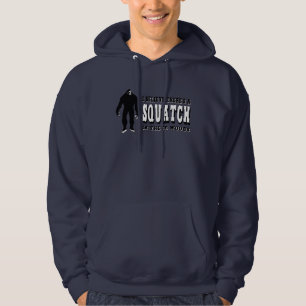 Er is een plekje in deze Bossen! Bigfoot Lives Hoodie
