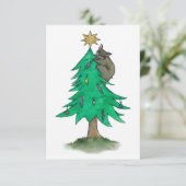 Er is een Possum in de kerstboom (Staand voorkant)