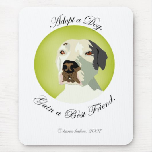 Er is een pot op mijn Mousepad. Muismat (Voorkant)