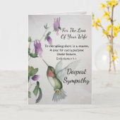 Er is een seizoen van religieuze vrouw sympathie kaart (Gele Bloem)