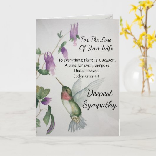 Er is een seizoen van religieuze vrouw sympathie kaart (Gele Bloem)