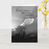 Er is een Silver Lining Recovery Wenskaart Kaart (Gele Bloem)