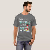 Er is een sneeuwplek als de l t-shirt (Voorkant volledig)