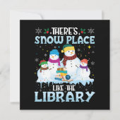Er is een sneeuwplek zoals de kerstbibliotheek (Voorkant)