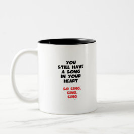 ER IS EEN SONEEL IN JE HART TWEEKLEURIGE KOFFIEMOK