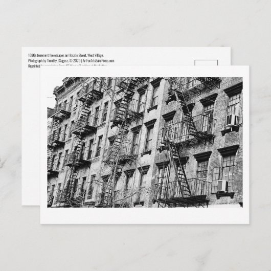 Er is een spanningsbrand in het briefkaart van Man (Voorkant / Achterkant)