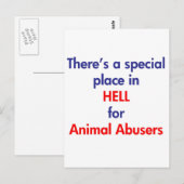 Er is een speciale plek in de hel briefkaart (Voorkant / Achterkant)