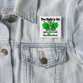 Er is een strijd tegen neurofibromatose. vierkante button 5,1 cm (In situ)