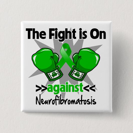 Er is een strijd tegen neurofibromatose. vierkante button 5,1 cm (Voorkant)