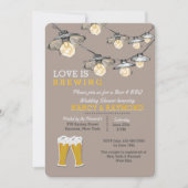 Er is een uitnodiging voor een tweedaagse bruiloft (Voorkant)