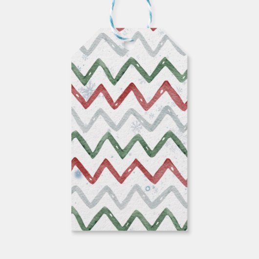 Er is een uitnodiging voor het Village Baby shower Cadeaulabel (Achterkant)