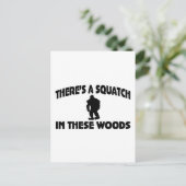 Er is een vierkant in deze Bossen Briefkaart (Staand voorkant)