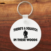 Er is een vierkant in deze Bossen Sleutelhanger (Voorkant)