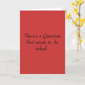 Er is een Vraag die moet worden gesteld. Kaart (Gele Bloem)