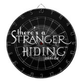Er is een vreemdeling dartbord (Voorkant)