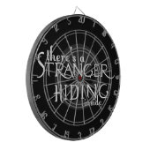 Er is een vreemdeling dartbord (Voorkant Links)