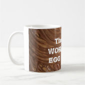 Er is een WORM in mijn EGG CREAM! Koffiemok (Links)