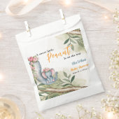 Er is een zoete kleine pinda onderweg bedankzakje (Geknipt)