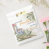 Er is een zoete kleine pinda onderweg bedankzakje (Gezegeld)