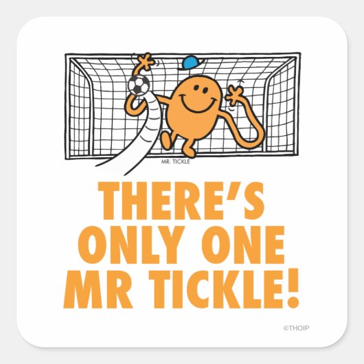 Er is er maar één! vierkante sticker (Voorkant)