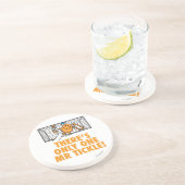 Er is er maar één! zandsteen onderzetter (Zijkant)