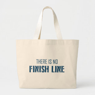 Er is geen afwerking. grote tote bag