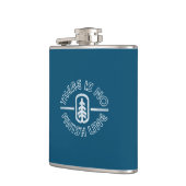 Er is geen afwerking. heupfles (Links)