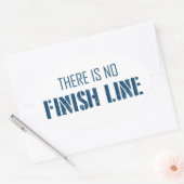 Er is geen afwerking. ovale sticker (Envelop)