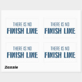 Er is geen afwerking. rechthoekige sticker (Vel)