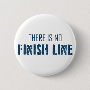 Er is geen afwerking. ronde button 5,7 cm
