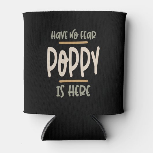 Er is geen angst dat er papaver is - vader en opa blikjeskoeler (Voorkant)