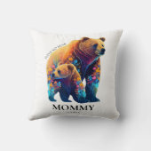 Er is geen angst dat mama hier is - Moederdag Kussen (Achterkant)