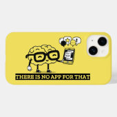 Er is geen app voor je brein Case-Mate iPhone case (Achterkant (horizontaal))
