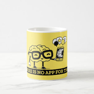 Er is geen app voor je brein koffiemok
