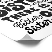 Er is geen betere vriend dan een zus poster (Hoek)