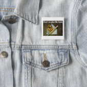 Er is geen BORD zoals thuis Vierkante Button 5,1 Cm (In situ)
