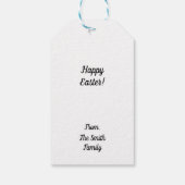 Er is geen Bunny zoals jij Pasen. Cadeaulabel (Achterkant)