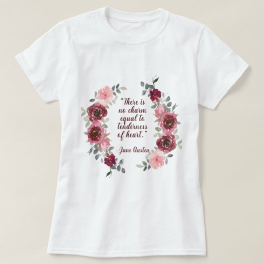 Er is geen Charm Austen Quote Vrouwen T-shirt (Design voorkant)