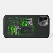 Er Is Geen Cloud Grappige SysAdmin iPhone Hoesje (Achterkant (horizontaal))