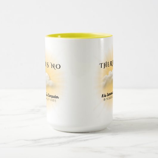 Er is geen cloud, is uw data veilig Mok (Midden)