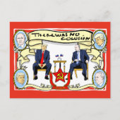 ER IS GEEN COLUSIE-Souvenir Briefkaart (Voorkant)